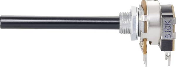 Weltron WCIP20CIPS-08-60F1-47K-20%-LIN, 002045040574 otočný potenciometr, se spínačem, Mono, 0.4 W, 47 kΩ, 1 ks