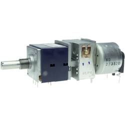 Motorizovaný potenciometr prachotěsný Stereo ALPS RK27112MC 10KAX2 194449, 0.05 W, 10 kOhm, 1 ks