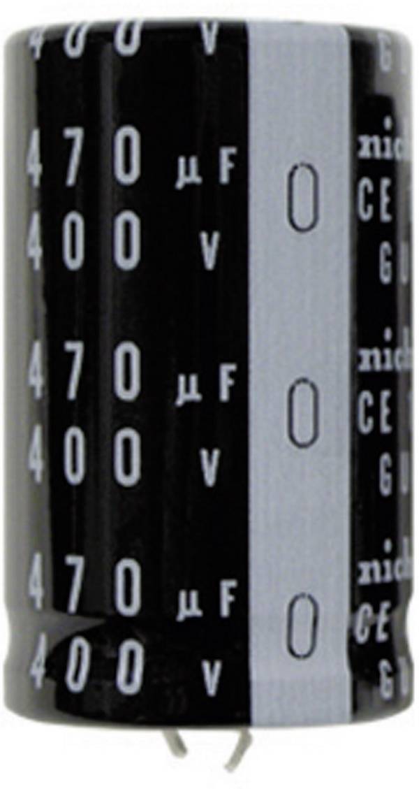 Nichicon LGU1E472MELZ elektrolytický kondenzátor Snap In  10 mm 4700 µF 25 V/DC 20 % (Ø x d) 22 mm x 25 mm 1 ks