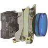 Signálka Schneider Electric XB4BVB6, 22,5 mm, šroubovací, modrá