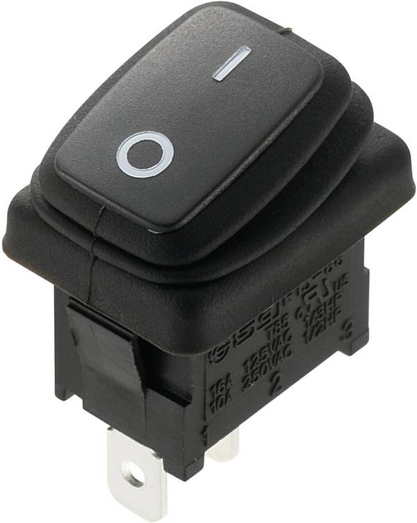 TRU COMPONENTS 1588062 kolébkový spínač TC-R13-66A8-02 250 V/AC 10 A 1x vyp/zap IP65 s aretací 1 ks
