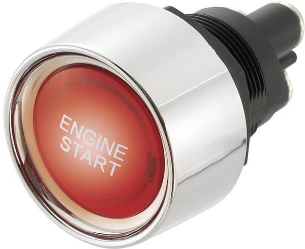 TRU COMPONENTS TC-A2-23B-07 1588076 tlačítko do auta, 1x vyp/(zap), 24 V/DC, 25 A