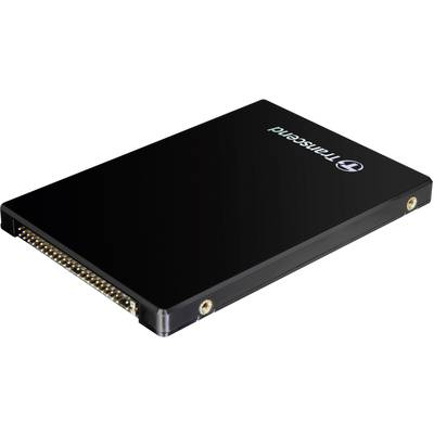 Externí SSD disk v černém obdélníkovém pouzdře, s logem 'Transcend', vhodný pro rychlé ukládání a přenos dat.