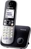 Panasonic KX-TG6811 DECT, GAP bezdrátový analogový telefon handsfree černá, stříbrná
