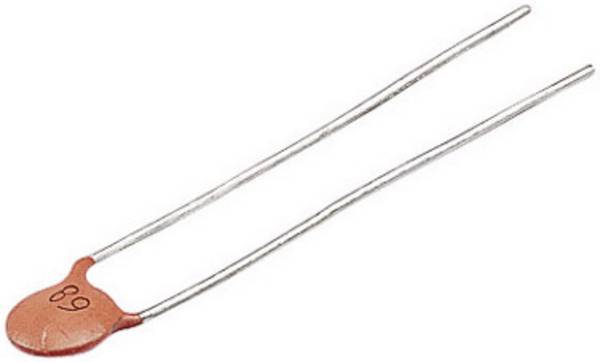 Weltron  diskový keramický kondenzátor radiální  220 pF 500 V 10 % (Ø) 5 mm 1 ks