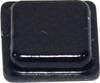 TOOLCRAFT PD2100SW podstavná nožka přístrojová samolepicí, čtvercová černá (d x š x v) 10.2 x 10.2 x 2.5 mm 1 ks