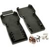 Univerzální pouzdro ABS Hammond Electronics 1553TBKBAT, 210 x 100 x 32 mm, černá