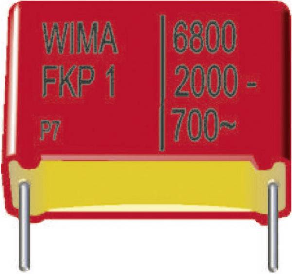 Wima FKP1J031006D00JSSD 1 ks fóliový FKP kondenzátor   0.1 µF 630 V/DC 5 % 27.5 mm (d x š x v) 31.5 x 13 x 24 mm Bulk