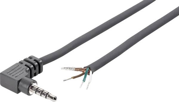 BKL Electronic 1101084 jack konektor 3.5 mm - stereo Pólů:4 1 ks
