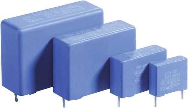Thomsen  1 ks fóliový kondenzátor MKP radiální  0.1 µF 310 V/AC 20 % 15 mm (d x š x v) 17.5 x 6 x 12 mm Piece