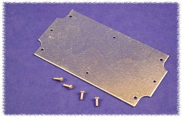Hammond Electronics 1554BPL Mounting plate (d x š x v) 56 x 59 x 1 mm ocelový plech přírodní 1 ks