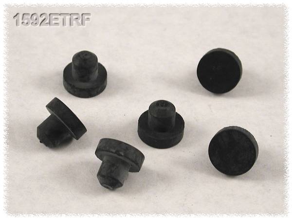 Hammond Electronics 1592ETRF podstavné nožky krytu černá 1 ks