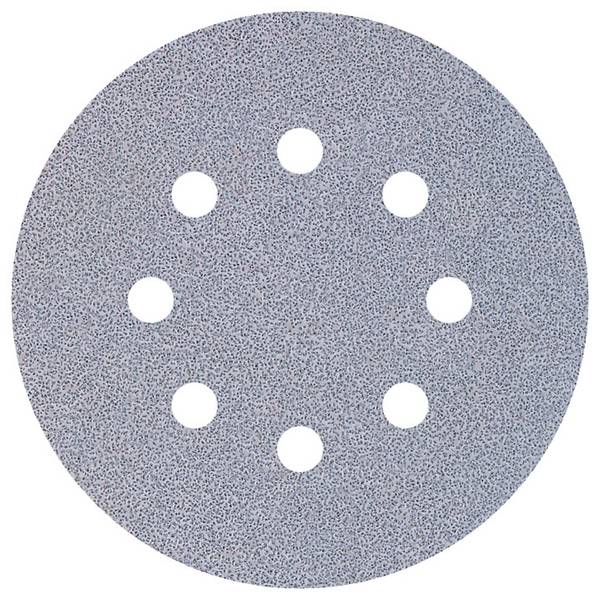 Wolfcraft  1153000 brusné papíry pro excentrické brusky na suchý zip, s otvory Zrnitost 120  (Ø x d) 125 mm x 125 mm 5 ks