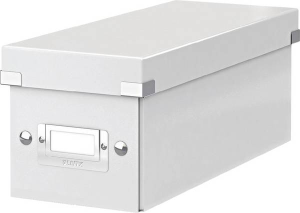 Leitz  box na CD 30 CD Laminovaná tvrdá lepenka  bílá 1 ks (š x v x h) 14.3 x 13.6 x 35.2 cm 6041-00-01