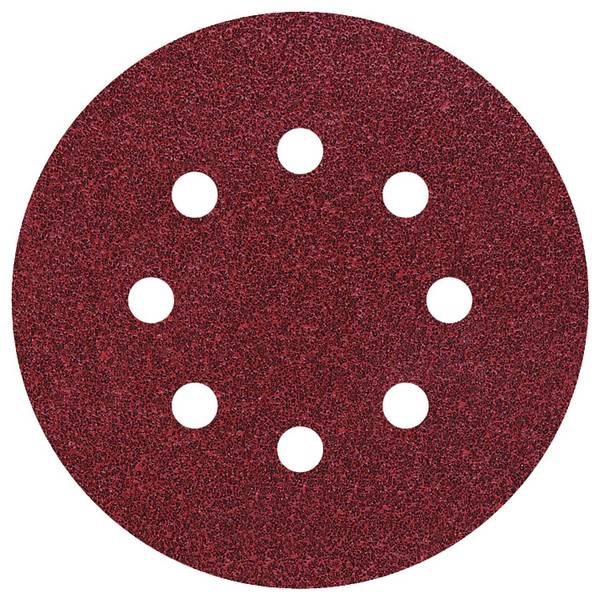 Wolfcraft  3180000 brusné papíry pro excentrické brusky na suchý zip, s otvory Zrnitost 24  (Ø) 125 mm 5 ks