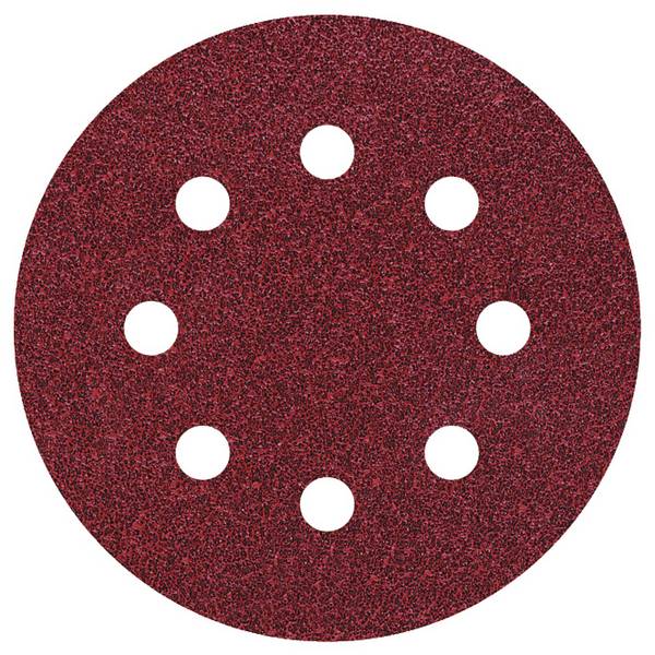Wolfcraft  2271100 brusné papíry pro excentrické brusky na suchý zip, s otvory Zrnitost 80  (Ø) 115 mm 25 ks