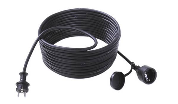 Bachmann 343171 napájecí prodlužovací kabel, černá, 10.00 m