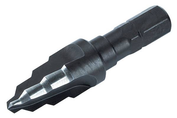 Wolfcraft 2555000 HSS stupňovitý vrták šestihranná 1 ks