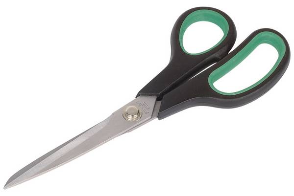Wolfcraft 4117000 nůžky pro domácnost   250 mm černozelená