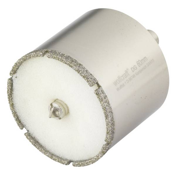 Wolfcraft  5940000 vrtací korunka  60 mm diamantová vrstva 1 ks