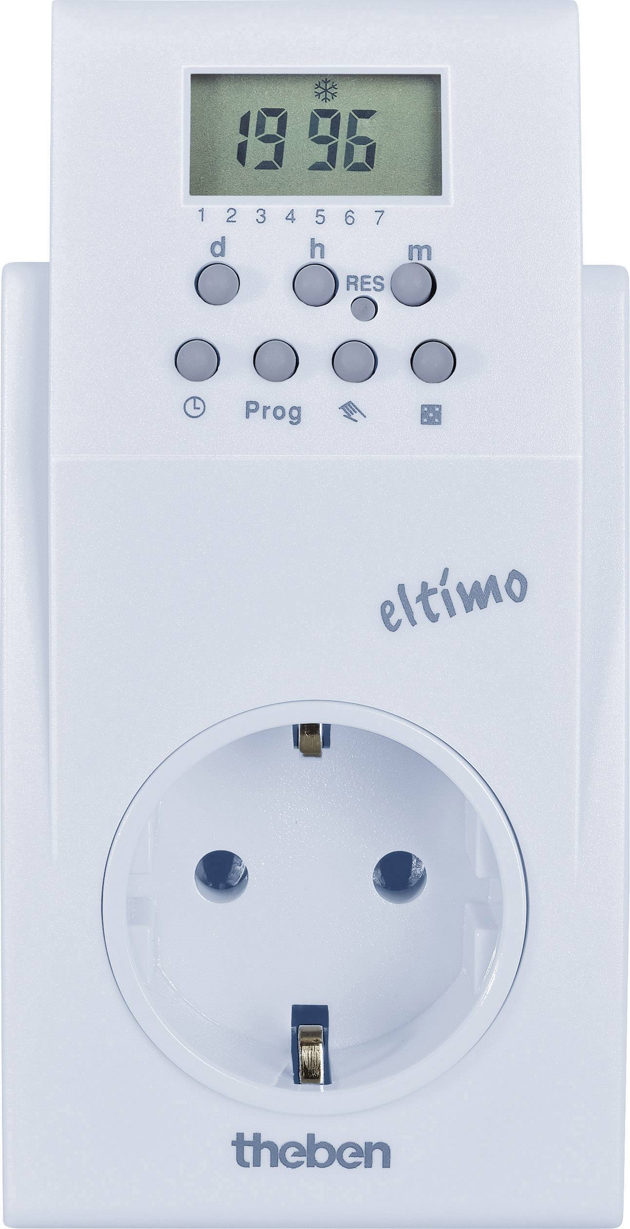 Theben 020 S spínací hodiny / časovač do zásuvky, digitální, týdenní program, 3500 W, IP20