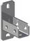 Kovový úhlový úchyt s několika upevňovacími otvory. Používá se ke stabilizaci struktur v rozích nebo na hranách.
