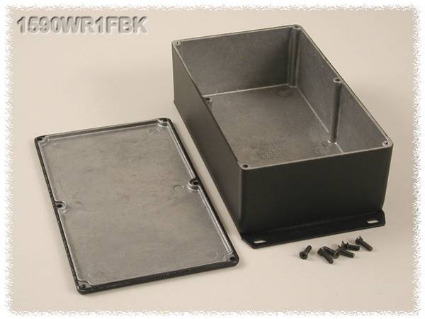 Hammond Electronics 1590WR1FBK univerzální pouzdro 192 x 111 x 61 hliník černá 1 ks