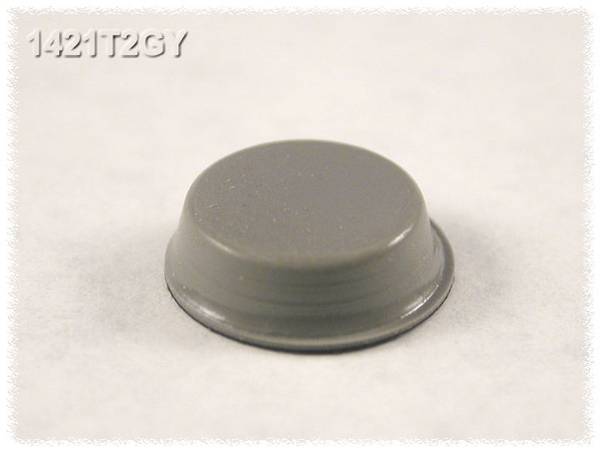 Hammond Electronics 1421T2GY podstavná nožka přístrojová samolepicí, kulatá šedá (Ø x v) 12.7 mm x 3.5 mm 24 ks