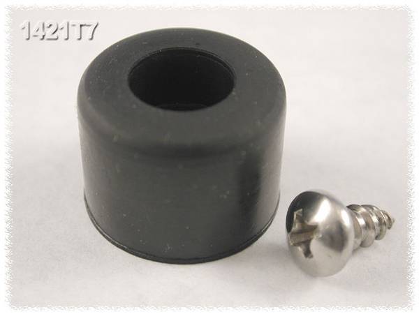 Hammond Electronics 1421T7 podstavná nožka přístrojová samolepicí, kulatá černá (Ø x v) 19 mm x 12.7 mm 24 ks