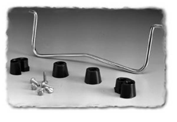 Hammond Electronics 1427D10 sada pro instalaci držáku  chrom (d x š x v) 241.34 x 5 x 63.53 mm 1 ks