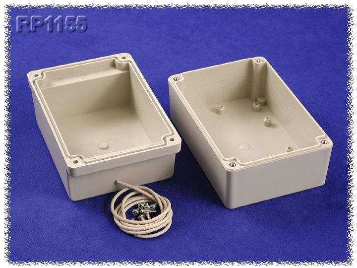 Hammond Electronics RP1155C univerzální pouzdro 125 x 85 x 85 ABS, polykarbonát šedá 1 ks