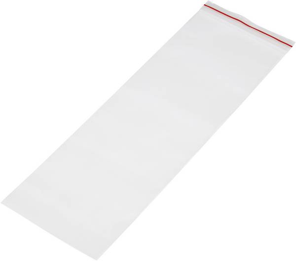 uzavíratelný sáček bez popisných štítků (š x v) 120 mm x 170 mm transparentní polyetylén 1 ks