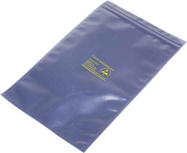 TRU COMPONENTS  ESD sáček (d x š) 250 mm x 150 mm odstíněný Poznávací značka ESD S znovu uzavíratelný  1 ks