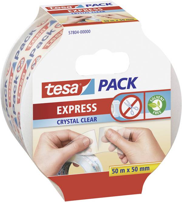 tesa EXPRESS 57804-00000-01 balicí lepicí páska TESAPACK® transparentní (d x š) 50 m x 50 mm 1 ks