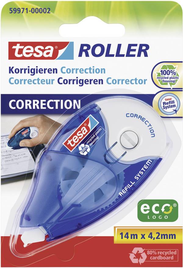 tesa korekční váleček ROLLER 59971 4.2 mm bílá 14 m 1 ks