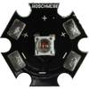 HighPower LED, Star-DR660-10-00-00, 1000 mA, 11,2 V, sytě červená
