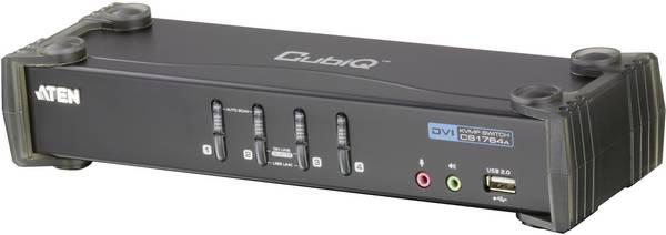 ATEN CS1764A 4 porty přepínač KVM DVI USB 1920 x 1200 Pixel
