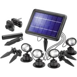Solární LED svítidlo Esotec Quattro Power, 102142, černá, 4 ks