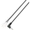 Pripojovací kábel jack jack zástrčka 3,5 mm - kábel, otvorený koniec VOLTCRAFT 93025c199, stereo, pólů 3, XL-AC35DW, 1 ks