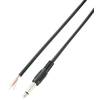 Jack konektor 6.35 mm - VOLTCRAFT 93025c209, čiernobiela, pólů 2, XL-AC63DW, 1 ks