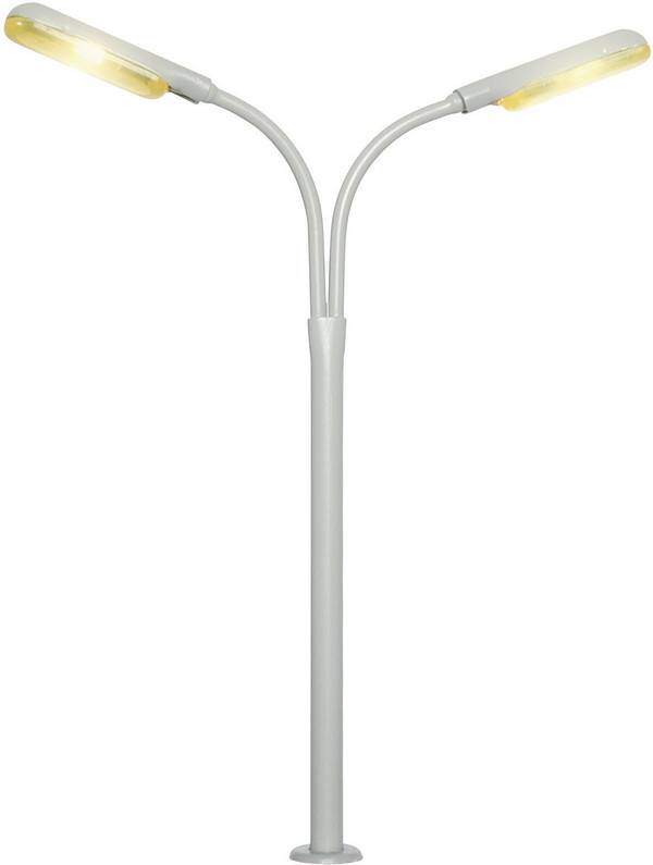 Viessmann Modelltechnik H0 pouliční lampa dvojité hotový model 6096 1 ks