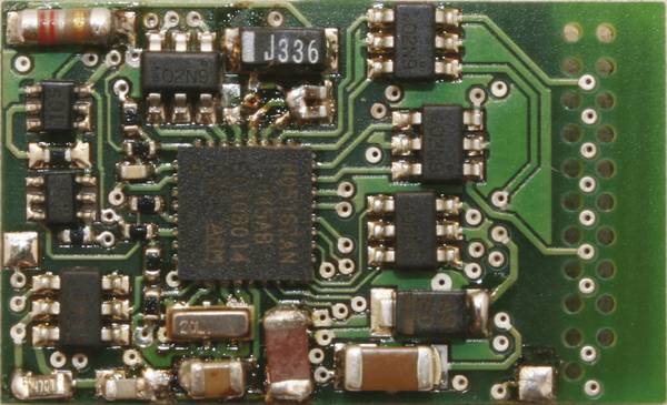 TAMS Elektronik 41-03334-01-C LD-G-33 plus lokomotivní dekodér bez kabelu, se zásuvkou