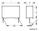 Thomsen 1 ks fóliový kondenzátor MKP radiální 0.1 µF 310 V/AC 20 % 15 mm (d x š x v) 17.5 x 6 x 12 mm Piece-1