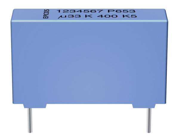 TDK B32654-A224-J 1 ks fóliový kondenzátor MKP radiální  0.22 µF 1000 V/DC 5 % 27.5 mm (d x š x v) 31.5 x 11 x 21 mm Piece