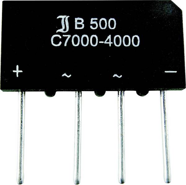 Diotec B40C7000A můstkový usměrňovač SIL-4 80 V 7 A jednofázové