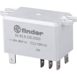 Výkonové relé 30 A, série 66 Finder 66.82.8.230.0000, 66.82.8.230.0000, 30 A, 30 A/250 V/AC , 440 V/AC (Dauerstrom, AC1) , 30 A/250 V/AC