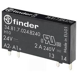 Finder polovodičové relé 34.81.7.024.8240-1 Spínací napětí (max.): 275 V/AC spínání při nulovém napětí 1 ks