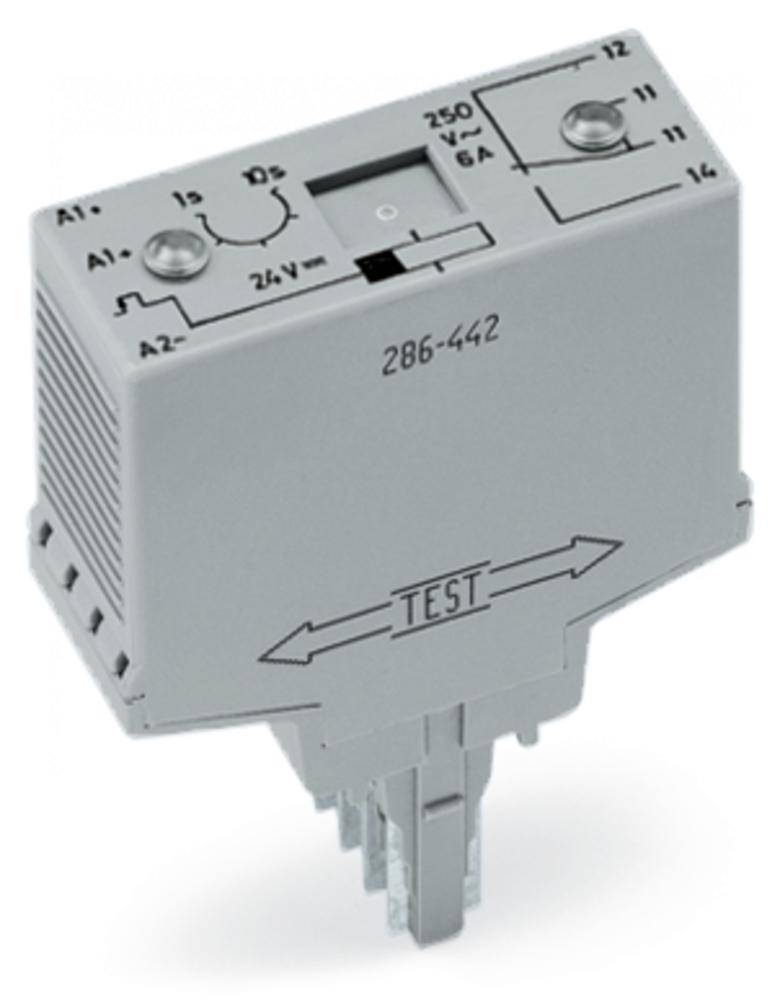 WAGO 286-442 286-442 časové relé, 250 V/DC, 250 V/AC, 5 A, 1 ks