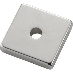 Permanentní magnet hranatý (d x š x v) 20 x 19 x 4 mm, N35M