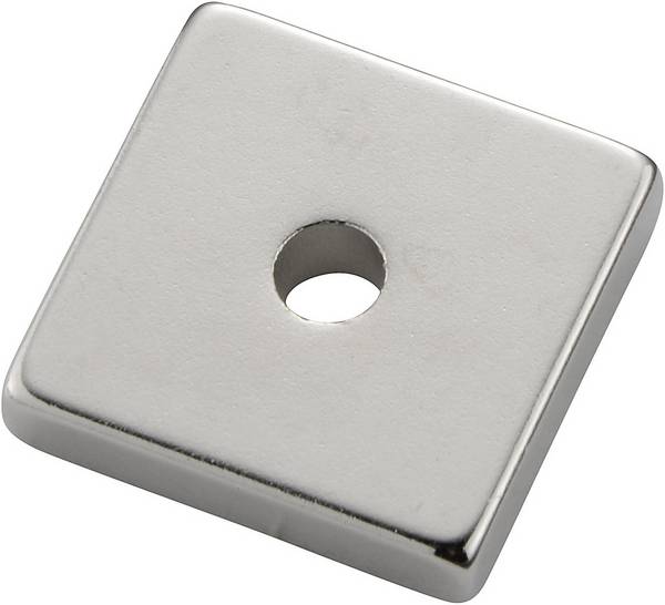 permanentní magnet hranatý (d x š x v) 20 x 19 x 4 mm N35M  1.21 T (max) Max. pracovní teplota: 100 °C